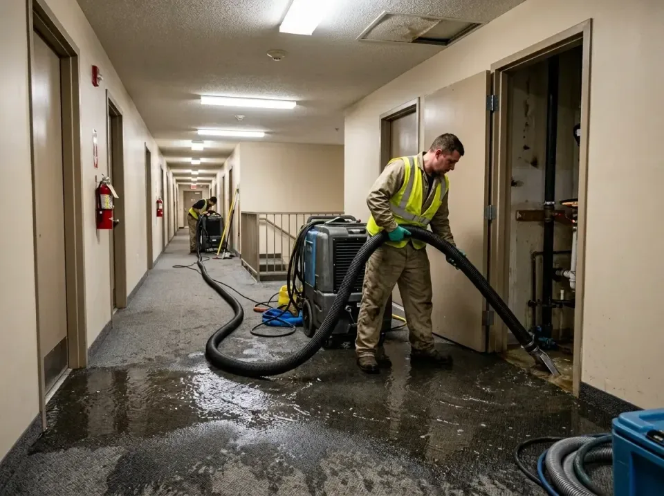 multi-unit-apartment-hallway-f-005 — frequently asked questions, Emergency Burst Pipe Water Extraction & Removal in Paradise…